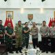 Kapolda Sumsel Kunjungi Markas Kodam II/Swj, Perkuat Soliditas dan Sinergitas TNI-Polri