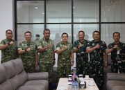 Kodam XIX Tuanku Tambusai Perkuat Sinergi Antarmatra, Pangdam Terima Audiensi Rombongan Sesko AU