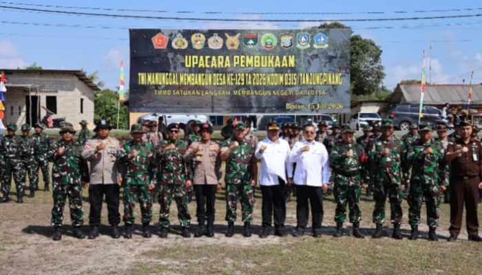 Kasdam II/Swj Hadiri Pembukaan TMMD ke-129 Kodim 0418/Palembang di Talang Jambe