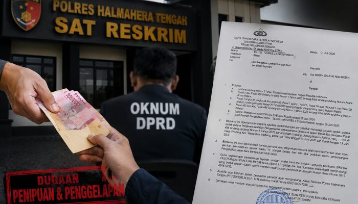 Diduga Janjikan Penyelesaian Perkara, Oknum DPRD Halteng Dilaporkan atas Rp20 Juta dan Mangkir Panggilan