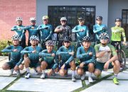 Danrem 044/Gapo Gowes Bersama Tim Gowes Musi Polda Sumsel, Pererat Sinergitas dan Budayakan Hidup Sehat
