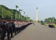 619 personel disiagakan untuk pengamanan unjuk rasa di Jakarta Pusat