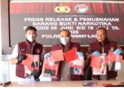 Polres Tanah Laut gagalkan peredaran sabu selamatkan 7200 jiwa