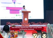 Kantah Jakarta Utara Dampingi Mentri ATR/BPN Dalam Penyerahan Sertifikat Tanah Wakaf