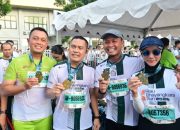 Danlanud Roesmin Nurjadin Hadiri Riau Bhayangkara Run 2026, Perkuat Sinergi dan Kampanye Peduli Lingkungan