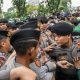 Ratusan personel disiagakan untuk pengamanan dua unjuk rasa di Jakpus