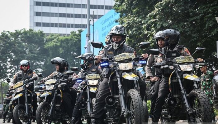1.074 personel gabungan kawal unjuk rasa di dua titik di Jakpus