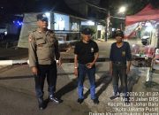 Patroli Malam Perkuat Poskamling, Bhabinkamtibmas Johar Baru Ingatkan Tamu Wajib Lapor 1×24 Jam