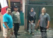 Polsek Johar Baru Tunjukkan Empati, Bhabinkamtibmas Sambangi Korban Curanmor di Galur
