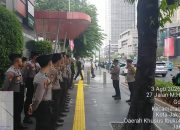 45 Personel Gabungan Siaga Amankan Unjuk Rasa di Kantor Pusat Bank Sinarmas Group