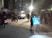 Dinihari Razia Gabungan di Proklamasi Tambak, Polisi Perketat Pengawasan Malam Hari