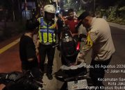 Polres Jakpus Gelar Operasi Cipta Kondisi Dini Hari, Sejumlah Motor Tanpa Kelengkapan Diamankan