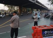 Polisi Hadir di Titik Rawan Kemacetan, Polsek Cempaka Putih Optimalkan Strong Point Pagi Hari