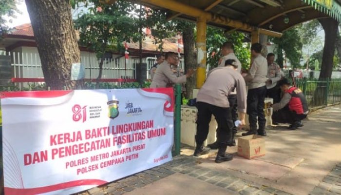 Patroli Dialogis ke Objek Vital, Polsek Cempaka Putih Perkuat Sinergi dengan Petugas Keamanan