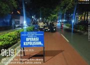 Polsek Metro Menteng Perketat Jalan Cikini Raya, Razia Malam Saring Kendaraan Bermasalah