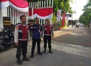 Unit Samapta Polsek Senen Patroli dan Sambangi Kantor Kemensos untuk Jaga Situasi Tetap Kondusif