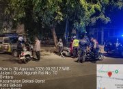Polsek Bekasi Barat Gelar Razia Stasioner dan Patroli Cegah Kejahatan Jalanan serta Tawuran