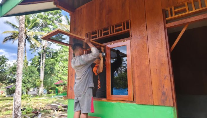 Rumah Type 36 TMMD Ke-129 Kodim 1807/Sorong Selatan Hampir Rampung, Wujud Nyata Kepedulian TNI Tingkatkan Kesejahteraan Warga