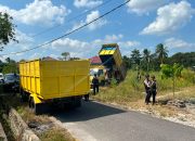 Asintel Satlap Tricakti Beri Penjelasan Terkait Penanganan 53 Ton Pasir Timah di Air Merbau
