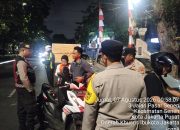Polsek Senen Gelar Razia Cipta Kondisi Dini Hari, Satu Motor Tanpa Surat Diamankan