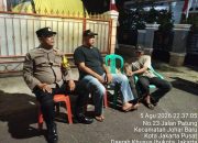 Aktif Sambangi Poskamling, Bhabinkamtibmas Johar Baru Perkuat Kewaspadaan Warga RW 04
