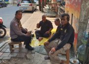 Jaga Jakarta On The Spot, Polsek Sawah Besar Sambangi Ojol dan Warga di Pasar Baru