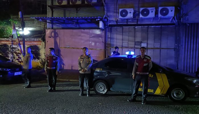 Penjagaan Dan Patroli Blue Light Polsek Sawah Besar Sisir Kawasan Hiburan Malam, Cegah Tawuran dan Balap Liar