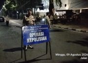 Jaga Kondusivitas Malam, Polsek Metro Menteng Perketat Razia di Jalan Surabaya