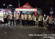 Polisi Jalan Kaki di Perbatasan Kwitang-Kalipasir, Antisipasi Tawuran Malam