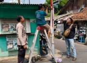 Perkuat Kamtibmas, Polsek Metro Tanah Abang Pasang Cctv Di Dua Titik Rw 003 Kebon Melati