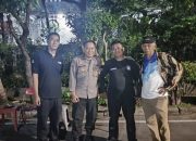 Dini Hari, Bhabinkamtibmas Cempaka Putih Barat Sambangi Ketua RW dan Awak Kamling