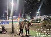 Respons Cepat Laporan 110, Polisi Bubarkan Anak Motor di Jalan MH Thamrin