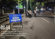 Razia Cipkon di Moh. Yamin, Polsek Metro Menteng Tertibkan Motor Tanpa Surat