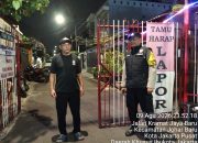 Poskamling Aktif, Polisi Ajak Warga Johar Baru Waspada dan Terapkan Tamu Wajib Lapor 1×24 Jam