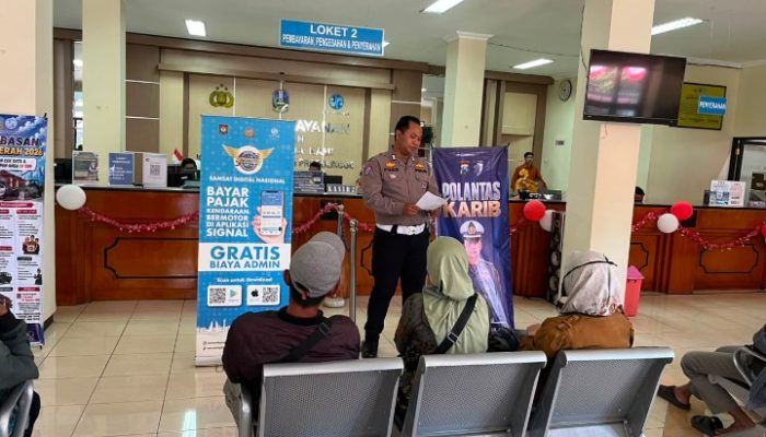 BRIGPOL Ahmad Fuad Sosialisasikan Program Pemutihan dan Aplikasi SIGNAL, Ojek Online yang Dapat Program Khusus