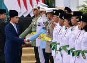 Panglima TNI Hadiri Pengukuhan Paskibraka Tingkat Pusat Tahun 2026