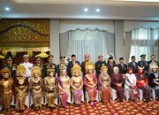 Pangdam II/Swj Hadiri Rangkaian Upacara Detik-Detik Proklamasi HUT ke-81 RI di Griya Agung Palembang