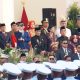 Panglima TNI Hadiri Upacara Penurunan Bendera Sang Merah Putih di Istana Merdeka