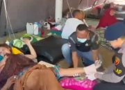Pusdokkes Polri Berikan Layanan Kesehatan Gratis, 120 Warga Terdampak Gempa di Reo Telah Dilayani