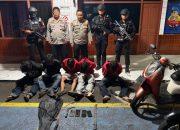 Brimob Polda Metro Jaya Amankan 5 Pelajar, Golok dan Celurit Disita di Tangsel