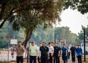 Situasi Jakarta Aman, Menkopolkam, Kapolda, dan Pangdam Jaya Olahraga Bersama di GBK