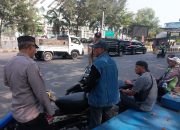 Jaga Jakarta On The Spot, Polres Pelabuhan Tanjung Priok Sampaikan Pesan Kamtibmas kepada Pengemudi Ojek Pangkalan dan Bajaj di Muara Baru