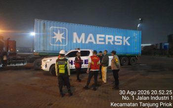 Patroli Dialogis Polsubsektor Inggom, Polres Pelabuhan Tanjung Priok Ajak Satpam dan Pekerja Bersama Jaga Kamtibmas