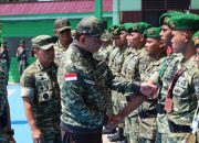Menhan RI Tinjau Yonif TP 898/PC Bersama Pangdam XIX Tuanku Tambusai, Tegaskan Disiplin dan Loyalitas Prajurit