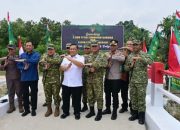 Danlanud Rsn Hadiri Launching Jembatan Garuda Bersama Presiden RI Secara Vicon