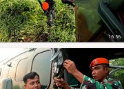 TEMBUS HUTAN HABITAT HARIMAU, PRAJURIT DARI LANUD RSN BERGERAK PADAMKAN KARHUTLA