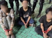 Brimob Polda Metro Jaya tangkap tiga pelaku perampasan di Jakbar