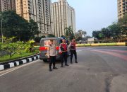 Strong Point Polsek Kemayoran Antisipasi Curat, Curas dan Curanmor di Jl. Benyamin Sueb