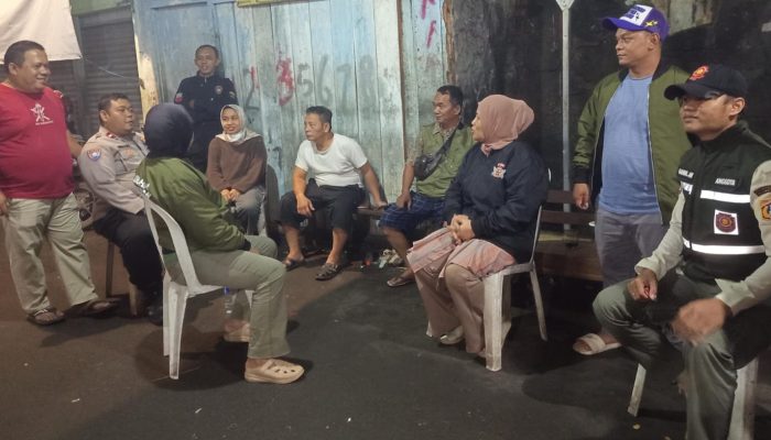 Siskamling di Perbatasan Petamburan–Benhil, Tiga Pilar Bersinergi Jaga Kamtibmas dan Cegah Tawuran