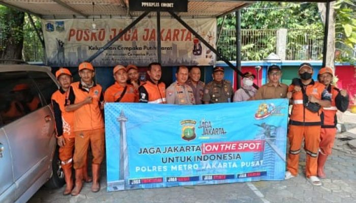 Polisi dan Warga Bersinergi Jaga Jakarta, Antisipasi Tawuran hingga Curanmor di Cempaka Putih